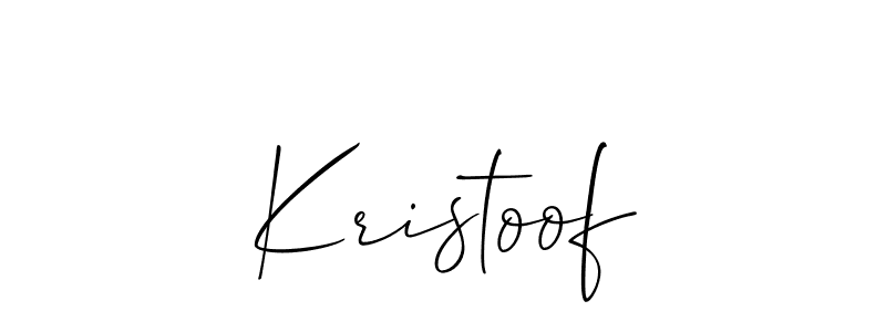 Make a beautiful signature design for name Kristoof. Use this online signature maker to create a handwritten signature for free. Kristoof signature style 2 images and pictures png