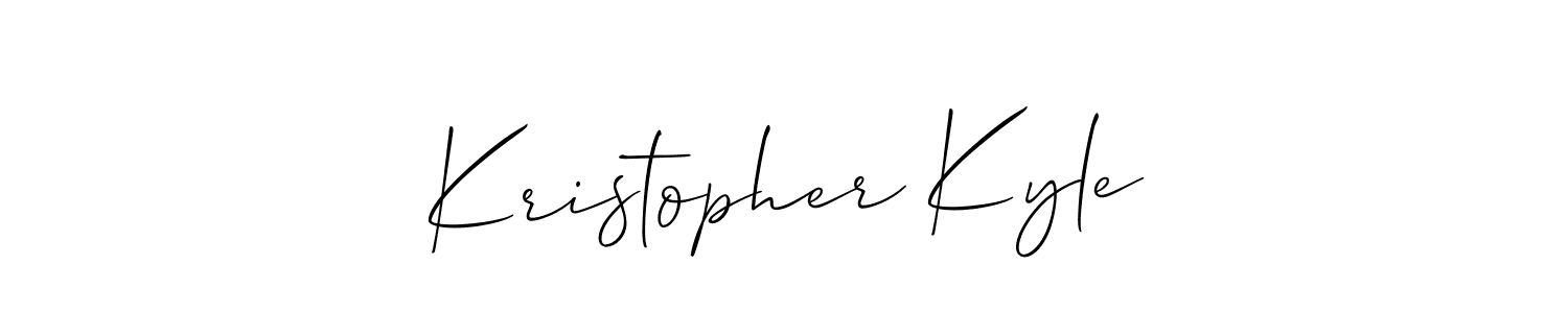 Make a beautiful signature design for name Kristopher Kyle. Use this online signature maker to create a handwritten signature for free. Kristopher Kyle signature style 2 images and pictures png