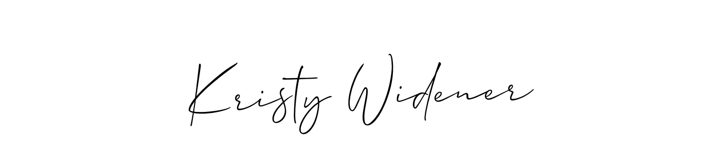 Make a beautiful signature design for name Kristy Widener. Use this online signature maker to create a handwritten signature for free. Kristy Widener signature style 2 images and pictures png