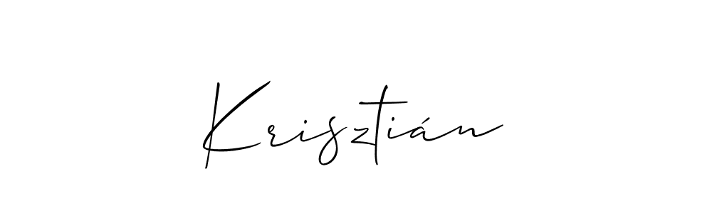Make a beautiful signature design for name Krisztián. Use this online signature maker to create a handwritten signature for free. Krisztián signature style 2 images and pictures png
