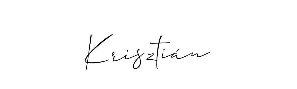 Once you've used our free online signature maker to create your best signature Allison_Script style, it's time to enjoy all of the benefits that Krisztián name signing documents. Krisztián signature style 2 images and pictures png