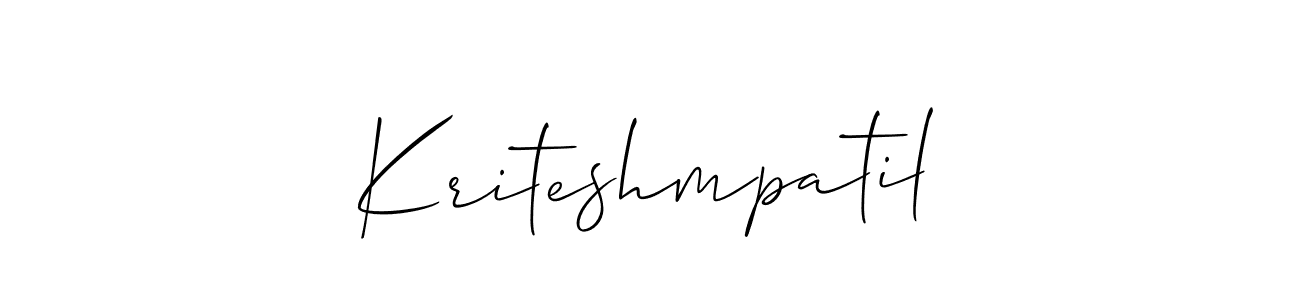 Make a beautiful signature design for name Kriteshmpatil. Use this online signature maker to create a handwritten signature for free. Kriteshmpatil signature style 2 images and pictures png