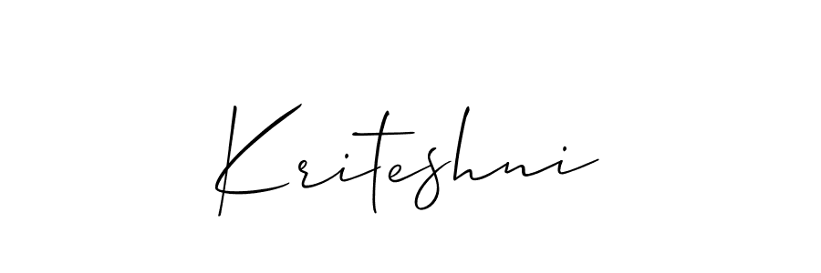 You can use this online signature creator to create a handwritten signature for the name Kriteshni. This is the best online autograph maker. Kriteshni signature style 2 images and pictures png