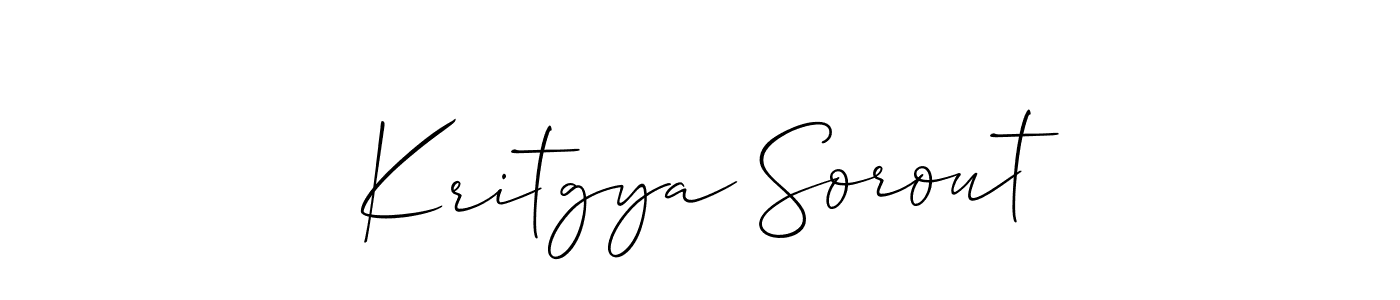 You can use this online signature creator to create a handwritten signature for the name Kritgya Sorout. This is the best online autograph maker. Kritgya Sorout signature style 2 images and pictures png