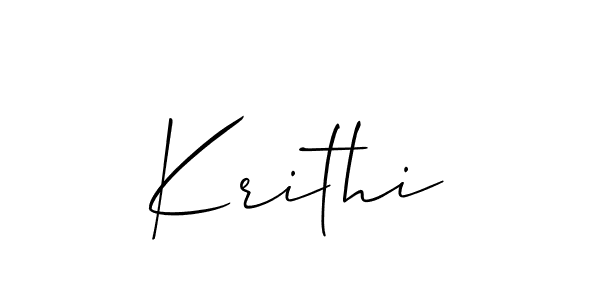 You should practise on your own different ways (Allison_Script) to write your name (Krithi) in signature. don't let someone else do it for you. Krithi signature style 2 images and pictures png