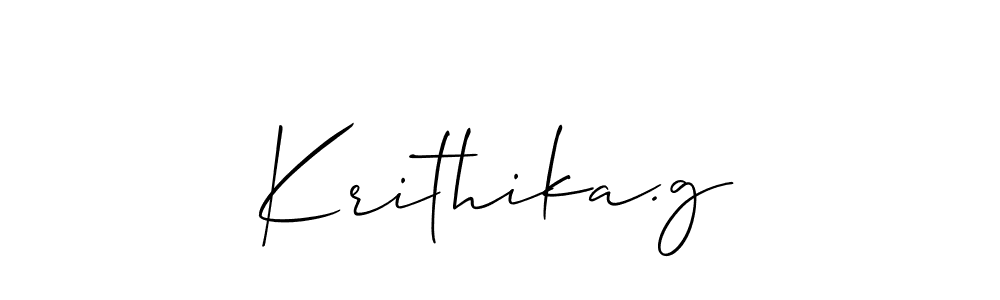 Also You can easily find your signature by using the search form. We will create Krithika.g name handwritten signature images for you free of cost using Allison_Script sign style. Krithika.g signature style 2 images and pictures png