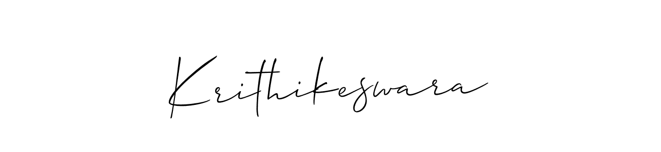 The best way (Allison_Script) to make a short signature is to pick only two or three words in your name. The name Krithikeswara include a total of six letters. For converting this name. Krithikeswara signature style 2 images and pictures png