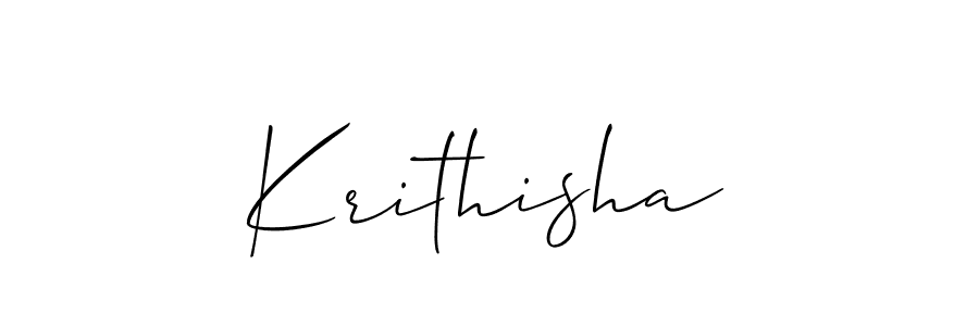 Once you've used our free online signature maker to create your best signature Allison_Script style, it's time to enjoy all of the benefits that Krithisha name signing documents. Krithisha signature style 2 images and pictures png