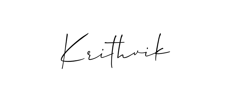 It looks lik you need a new signature style for name Krithvik. Design unique handwritten (Allison_Script) signature with our free signature maker in just a few clicks. Krithvik signature style 2 images and pictures png