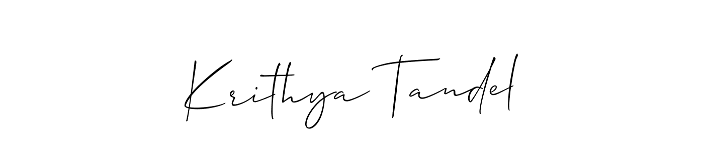 Best and Professional Signature Style for Krithya Tandel. Allison_Script Best Signature Style Collection. Krithya Tandel signature style 2 images and pictures png
