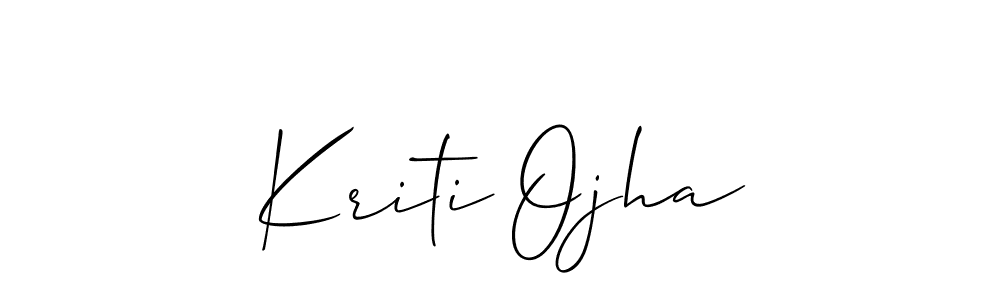 Similarly Allison_Script is the best handwritten signature design. Signature creator online .You can use it as an online autograph creator for name Kriti Ojha. Kriti Ojha signature style 2 images and pictures png