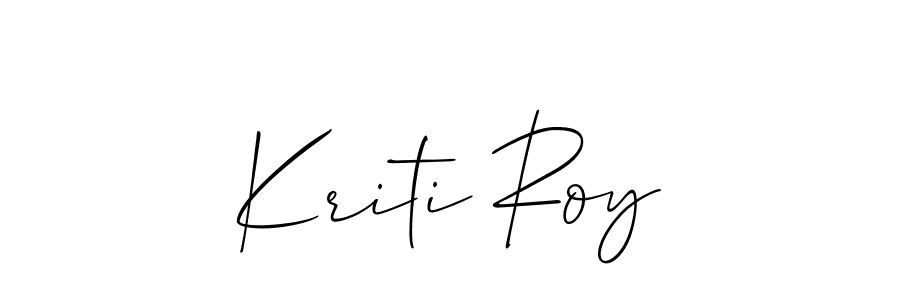 Make a beautiful signature design for name Kriti Roy. Use this online signature maker to create a handwritten signature for free. Kriti Roy signature style 2 images and pictures png