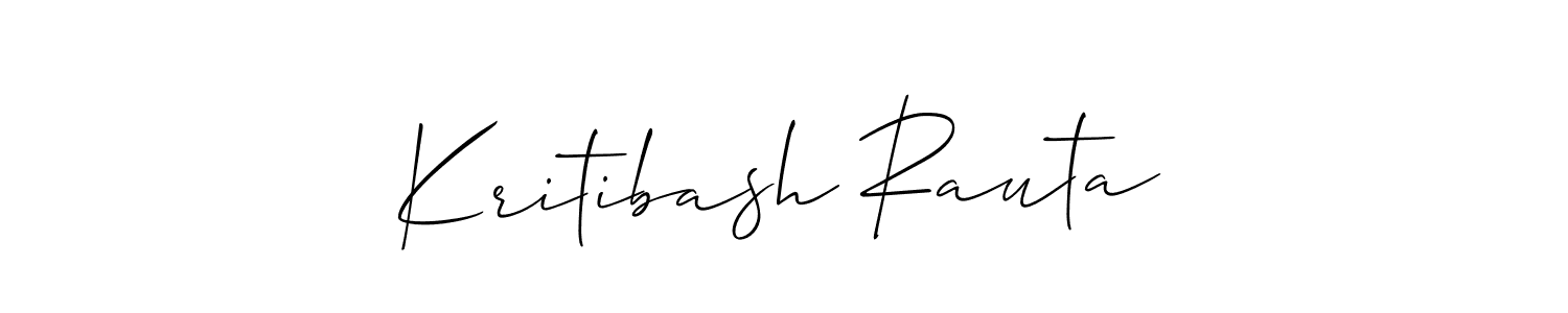 Make a short Kritibash Rauta signature style. Manage your documents anywhere anytime using Allison_Script. Create and add eSignatures, submit forms, share and send files easily. Kritibash Rauta signature style 2 images and pictures png