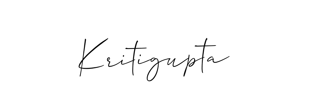 Make a beautiful signature design for name Kritigupta. Use this online signature maker to create a handwritten signature for free. Kritigupta signature style 2 images and pictures png