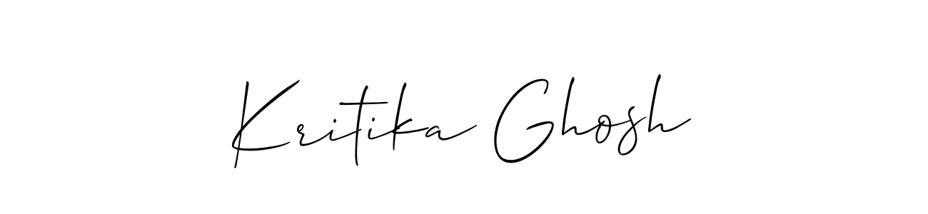 This is the best signature style for the Kritika Ghosh name. Also you like these signature font (Allison_Script). Mix name signature. Kritika Ghosh signature style 2 images and pictures png