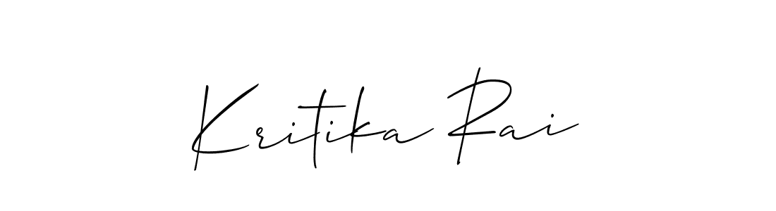 How to Draw Kritika Rai signature style? Allison_Script is a latest design signature styles for name Kritika Rai. Kritika Rai signature style 2 images and pictures png