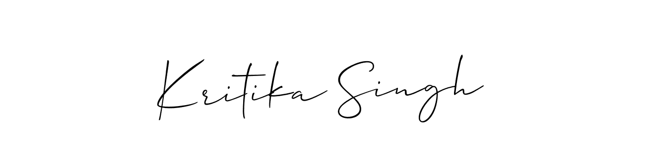 Once you've used our free online signature maker to create your best signature Allison_Script style, it's time to enjoy all of the benefits that Kritika Singh name signing documents. Kritika Singh signature style 2 images and pictures png