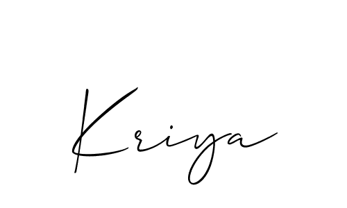 Make a beautiful signature design for name Kriya. Use this online signature maker to create a handwritten signature for free. Kriya signature style 2 images and pictures png