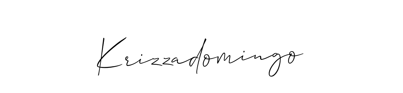 Make a beautiful signature design for name Krizzadomingo. Use this online signature maker to create a handwritten signature for free. Krizzadomingo signature style 2 images and pictures png