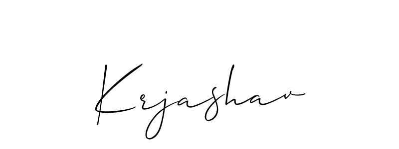 Make a beautiful signature design for name Krjashav. Use this online signature maker to create a handwritten signature for free. Krjashav signature style 2 images and pictures png