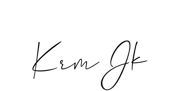 Here are the top 10 professional signature styles for the name Krm Jk. These are the best autograph styles you can use for your name. Krm Jk signature style 2 images and pictures png