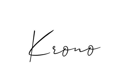 Also we have Krono name is the best signature style. Create professional handwritten signature collection using Allison_Script autograph style. Krono signature style 2 images and pictures png