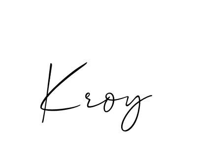 if you are searching for the best signature style for your name Kroy. so please give up your signature search. here we have designed multiple signature styles  using Allison_Script. Kroy signature style 2 images and pictures png