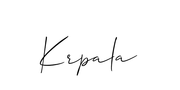 Here are the top 10 professional signature styles for the name Krpala. These are the best autograph styles you can use for your name. Krpala signature style 2 images and pictures png