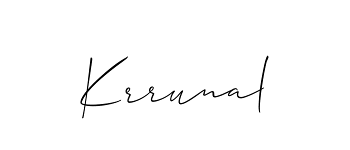 Make a short Krrunal signature style. Manage your documents anywhere anytime using Allison_Script. Create and add eSignatures, submit forms, share and send files easily. Krrunal signature style 2 images and pictures png