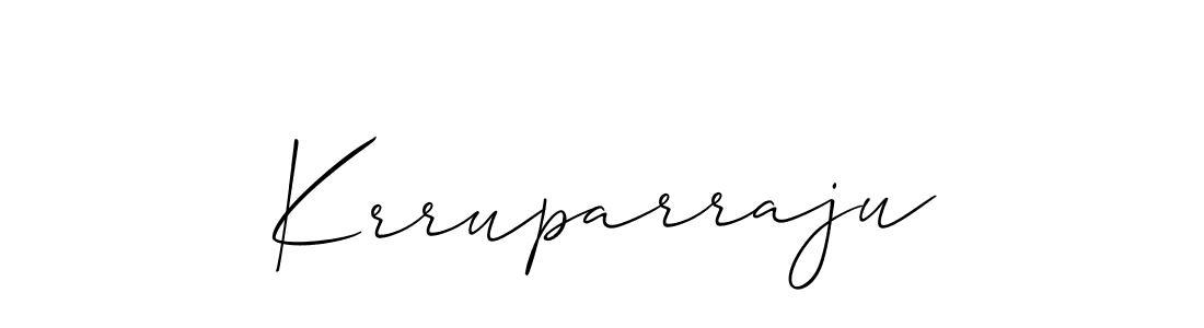 Make a beautiful signature design for name Krruparraju. Use this online signature maker to create a handwritten signature for free. Krruparraju signature style 2 images and pictures png