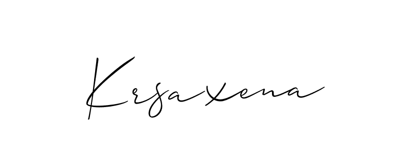 Check out images of Autograph of Krsaxena name. Actor Krsaxena Signature Style. Allison_Script is a professional sign style online. Krsaxena signature style 2 images and pictures png