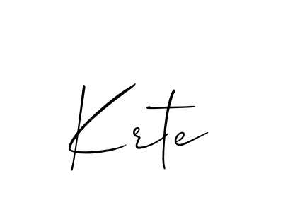 Once you've used our free online signature maker to create your best signature Allison_Script style, it's time to enjoy all of the benefits that Krte name signing documents. Krte signature style 2 images and pictures png