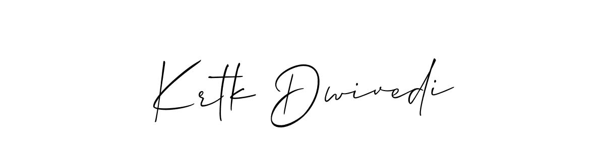 Make a beautiful signature design for name Krtk Dwivedi. Use this online signature maker to create a handwritten signature for free. Krtk Dwivedi signature style 2 images and pictures png