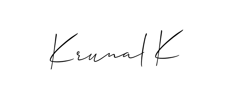 Check out images of Autograph of Krunal K name. Actor Krunal K Signature Style. Allison_Script is a professional sign style online. Krunal K signature style 2 images and pictures png