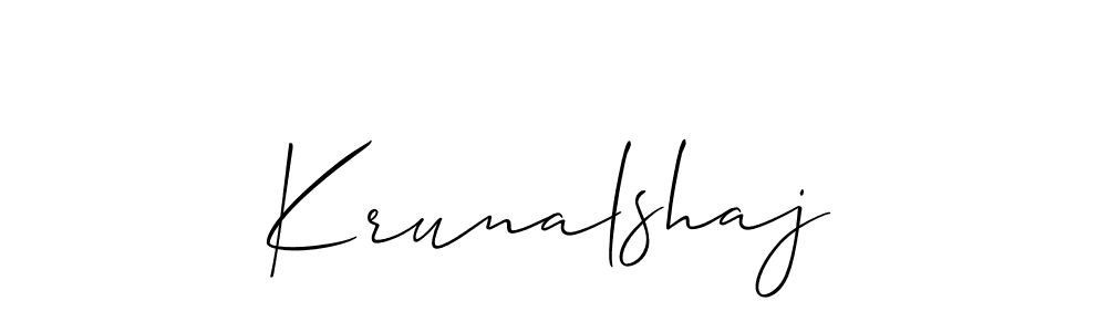 This is the best signature style for the Krunalshaj name. Also you like these signature font (Allison_Script). Mix name signature. Krunalshaj signature style 2 images and pictures png