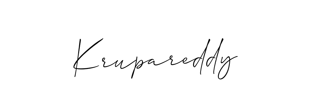 if you are searching for the best signature style for your name Krupareddy. so please give up your signature search. here we have designed multiple signature styles  using Allison_Script. Krupareddy signature style 2 images and pictures png