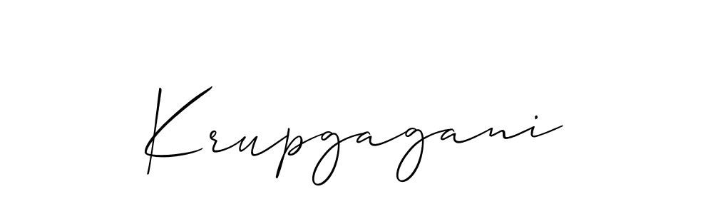 Make a beautiful signature design for name Krupgagani. Use this online signature maker to create a handwritten signature for free. Krupgagani signature style 2 images and pictures png