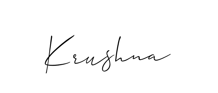 Krushna stylish signature style. Best Handwritten Sign (Allison_Script) for my name. Handwritten Signature Collection Ideas for my name Krushna. Krushna signature style 2 images and pictures png