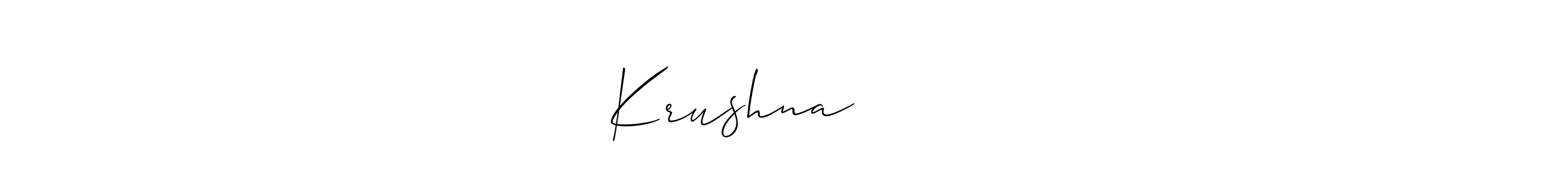 Make a beautiful signature design for name Krushna अमृतकर. Use this online signature maker to create a handwritten signature for free. Krushna अमृतकर signature style 2 images and pictures png