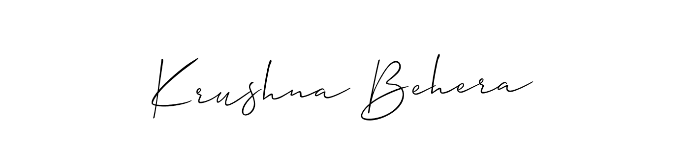 See photos of Krushna Behera official signature by Spectra . Check more albums & portfolios. Read reviews & check more about Allison_Script font. Krushna Behera signature style 2 images and pictures png