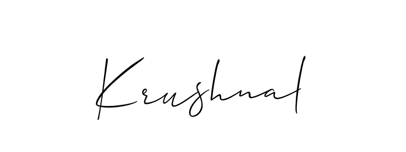 Here are the top 10 professional signature styles for the name Krushnal. These are the best autograph styles you can use for your name. Krushnal signature style 2 images and pictures png