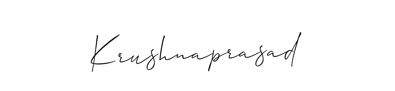 Once you've used our free online signature maker to create your best signature Allison_Script style, it's time to enjoy all of the benefits that Krushnaprasad name signing documents. Krushnaprasad signature style 2 images and pictures png