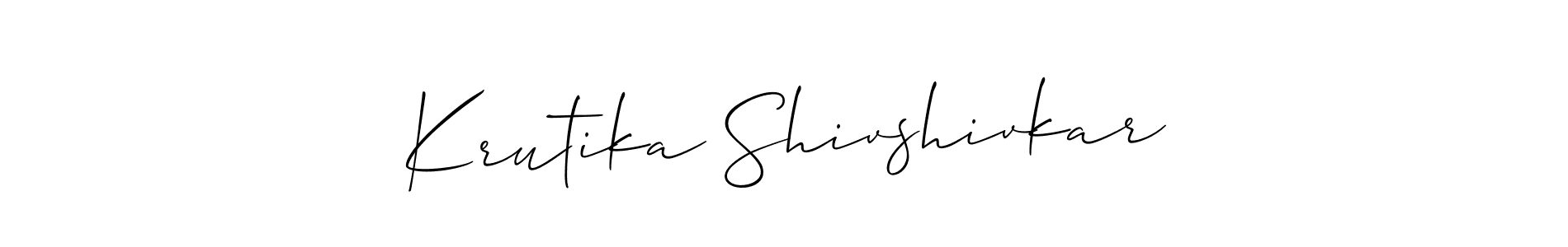 Best and Professional Signature Style for Krutika Shivshivkar. Allison_Script Best Signature Style Collection. Krutika Shivshivkar signature style 2 images and pictures png