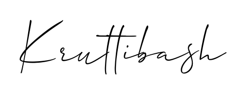 The best way (Allison_Script) to make a short signature is to pick only two or three words in your name. For converting this name Kruttibash. Kruttibash signature style 2 images and pictures png