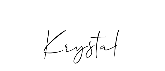 Also we have Krystal name is the best signature style. Create professional handwritten signature collection using Allison_Script autograph style. Krystal signature style 2 images and pictures png