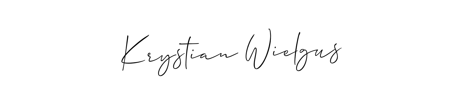 Here are the top 10 professional signature styles for the name Krystian Wielgus. These are the best autograph styles you can use for your name. Krystian Wielgus signature style 2 images and pictures png