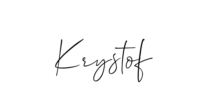 How to Draw Krystof signature style? Allison_Script is a latest design signature styles for name Krystof. Krystof signature style 2 images and pictures png