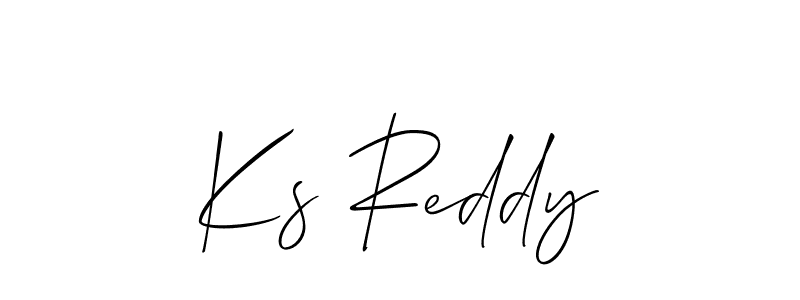 Allison_Script is a professional signature style that is perfect for those who want to add a touch of class to their signature. It is also a great choice for those who want to make their signature more unique. Get Ks Reddy name to fancy signature for free. Ks Reddy signature style 2 images and pictures png