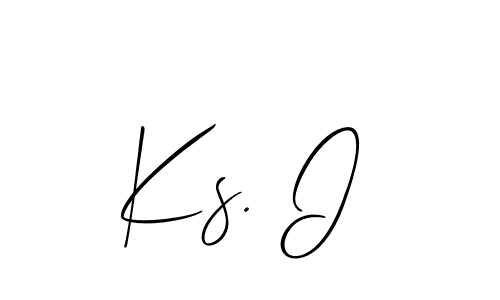 Make a beautiful signature design for name Ks. I. Use this online signature maker to create a handwritten signature for free. Ks. I signature style 2 images and pictures png