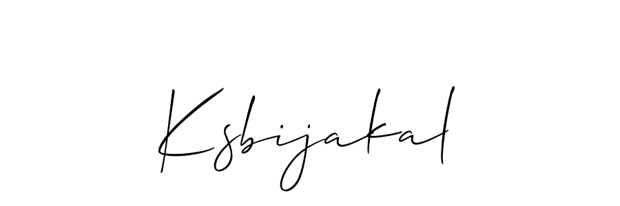 Once you've used our free online signature maker to create your best signature Allison_Script style, it's time to enjoy all of the benefits that Ksbijakal name signing documents. Ksbijakal signature style 2 images and pictures png